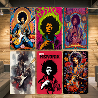 3x5Ft 90x150cm Rock Music Legends Tapestry Jimi Hendrixs Flag Polyester Digital Printing Banner for Bedroom Wall Art Out Door
