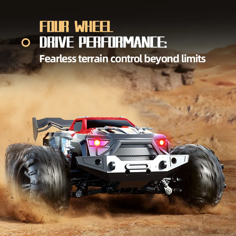 

Rc Remote Control Car C8839 Full Scale 4wd High Speed Climbing Off Road Vehicle With Bright Led Lights Shock Absorption