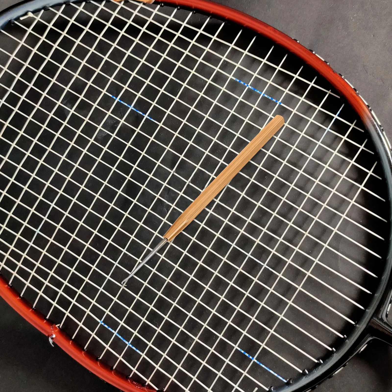 موثوقة مضرب التوتير هوك دائم المعادن الريشة تنس خيوط أداة مريحة قبضة سلك سحب الأدوات الرياضية #1