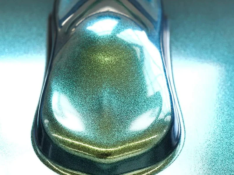 Rolo de envoltório de vinil camaleão metálico brilhante premium verde a ouro filme decalque autoadesivo folha de embrulho de carro automotivo