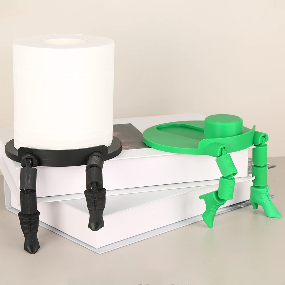 

Cross-Border Funny Human Leg Toilet Paper Holder For Whimsical Creative-Style Desktop Storage & Decoration Scenario