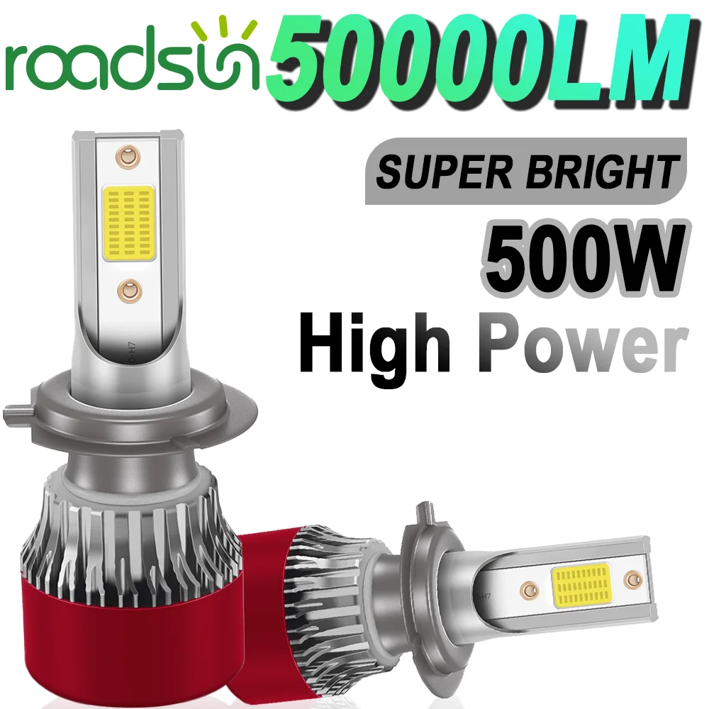 

2PCS H7 H11 Car Light LED Headlight Bulb H1 H4 9005 HB3 9006 HB4 H13 9007 Auto Headlamps Turbo Lamp 6000K Fog Light 12V Led Bulb