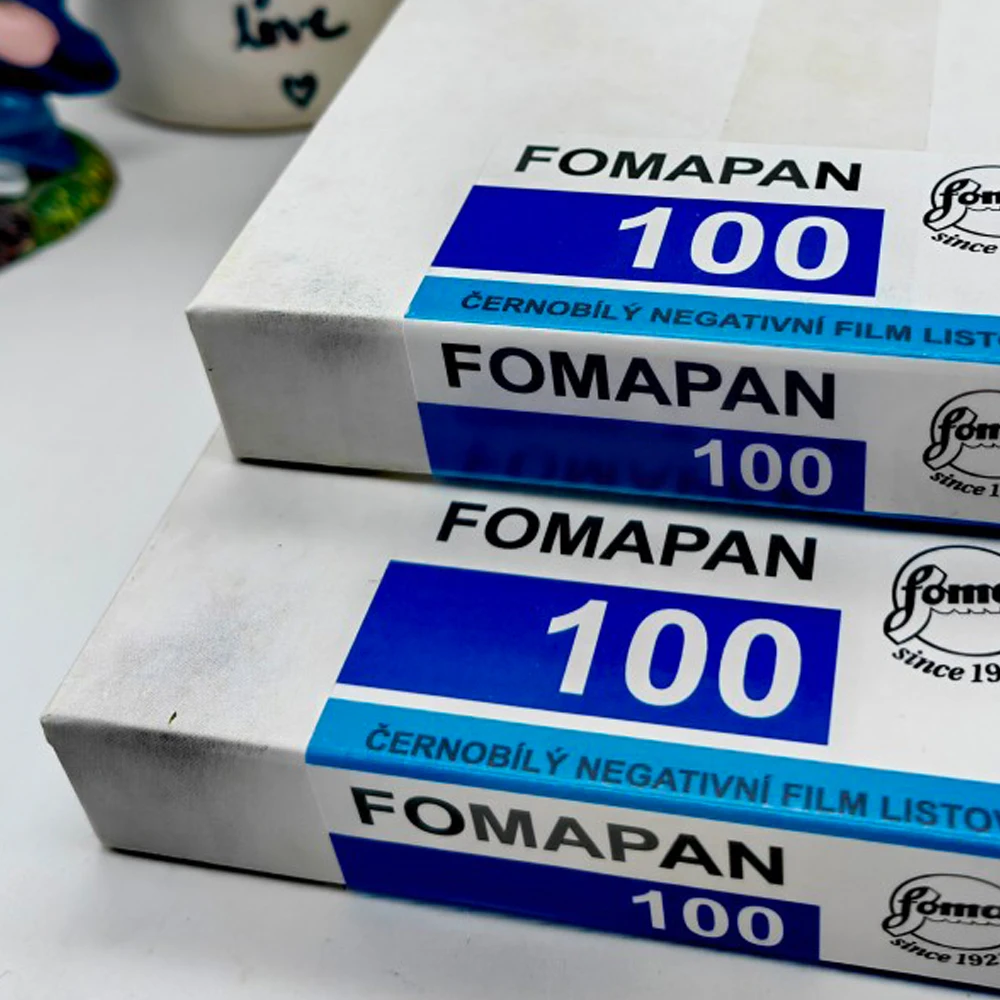 

FOMAPAN 100/200/400 Sheets 4X5 Original Black and white Film Format Camera Negative Film Retro Photography（Shelf Life 2026） ﻿