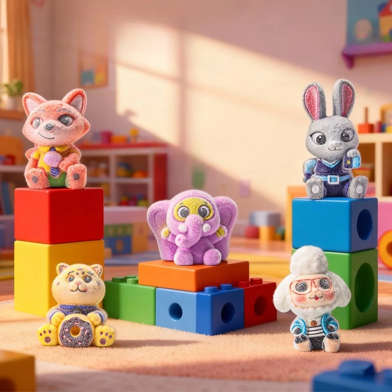 12 قطعة ديزني أنيمي Zootopia صندوق أعمى المفاتيح دمية الكرتون لطيف سطح المكتب لعب الفتيان والفتيات هدايا عيد الميلاد #3