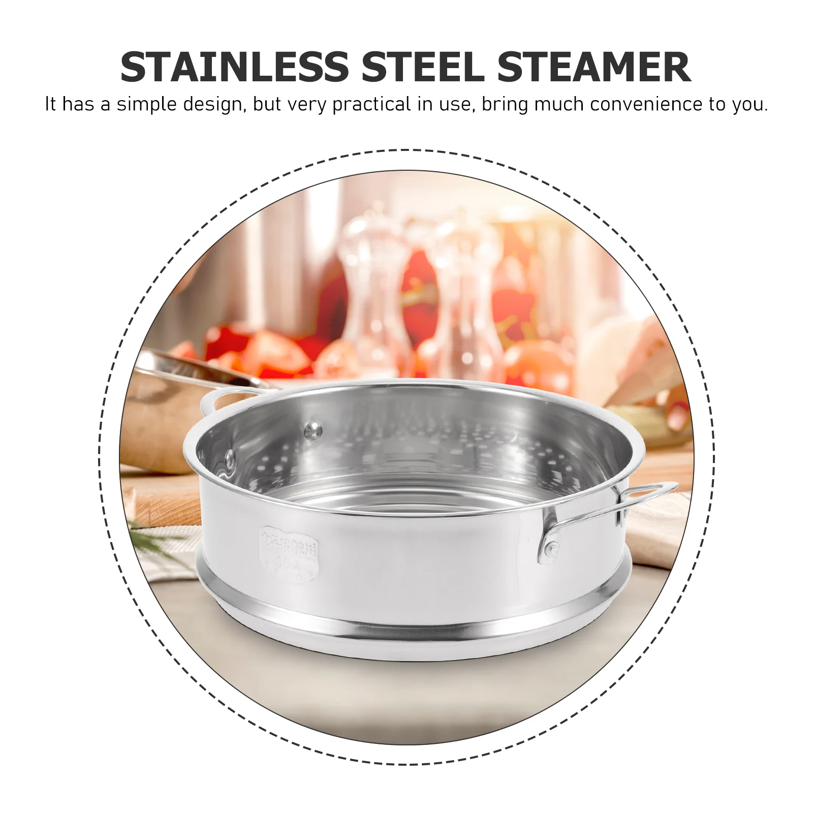 16 Cm Garment Steamer Instant Round Basket Cookware Grid Kitchen Stainless Steel Food Handle Bun Tray Baby