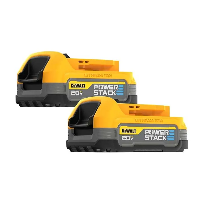 DEWALT 20V MAX POWERSTACK Lithium Ion Battery 2 Pack (DCBP034-2)