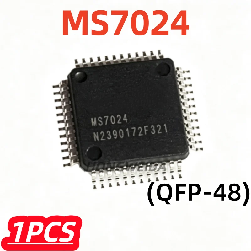 1Pcs/lot 100% New MS7024 Package TQFP48 RGB to CVBS Chip Video Encoder Chip
