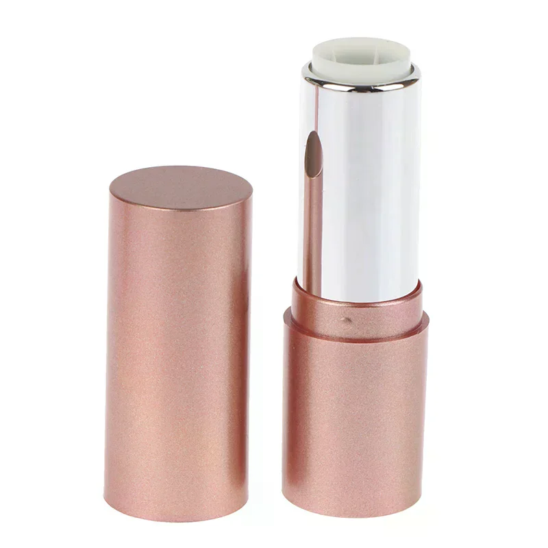 3,5 ml Nachfüllbare Lippenstift Tube Mit Kappe Matte Rose Lip Balm Container Leere DIY Kosmetische Salbe Behälter Reise Flasche