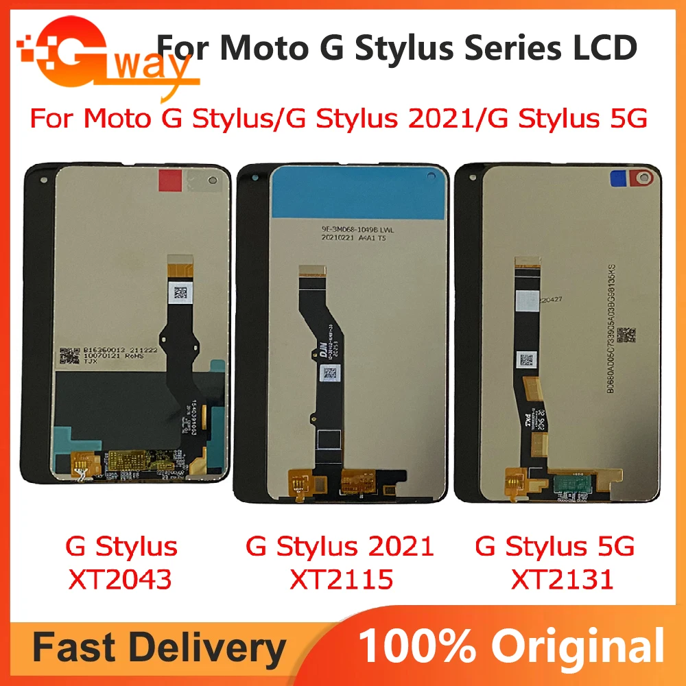 

Для Motorola Moto G Stylus XT2043 ЖК-дисплей с сенсорным экраном для Motorola G Stylus 2021, XT2115, ЖК-дисплей G Stylus 5G XT2131 2022