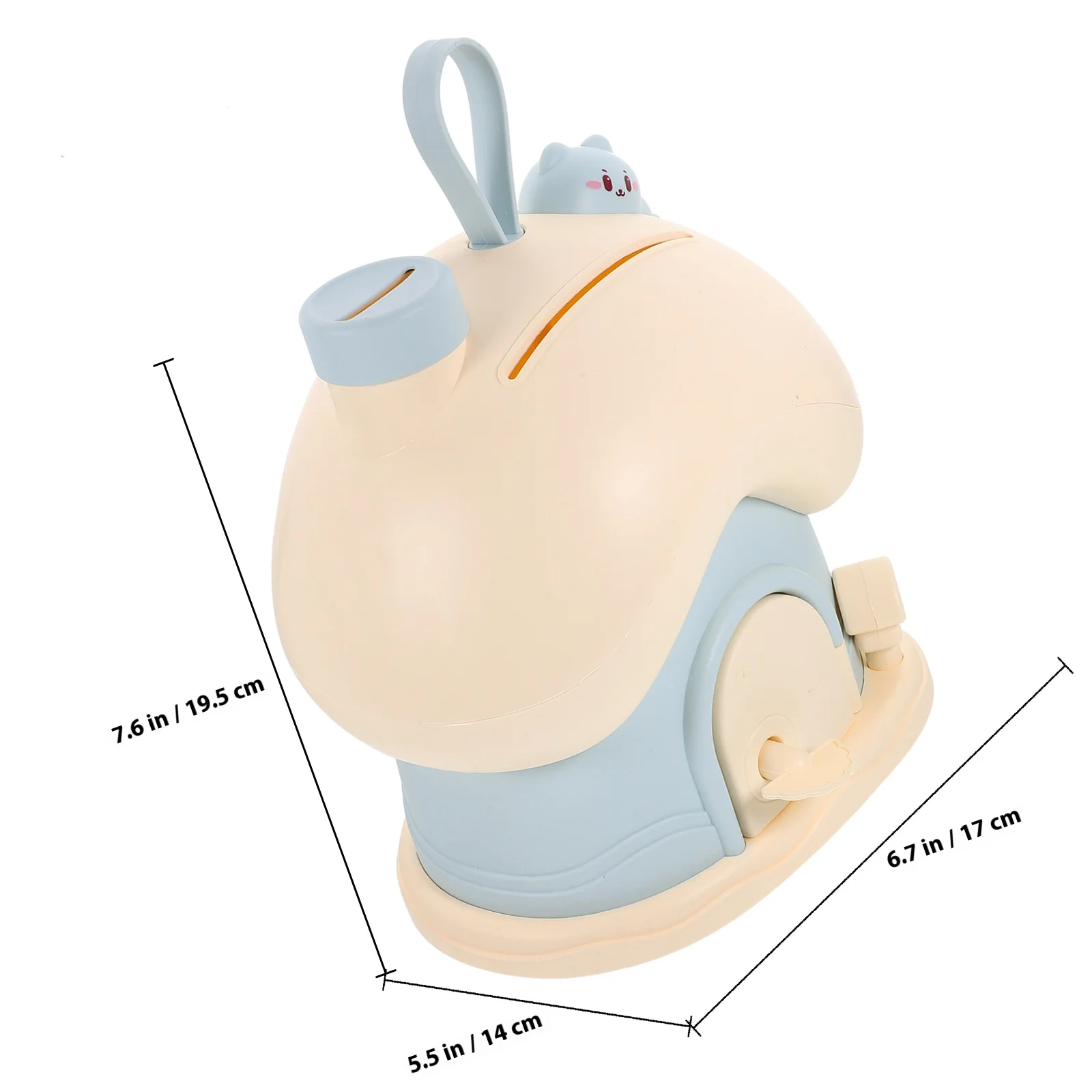 Banque d'épargne en forme de champignon, conteneur de pièces de monnaie de dessin animé, Pot d'argent mignon de grande capacité pour enfants, décoration cadeau d'anniversaire, tirelire