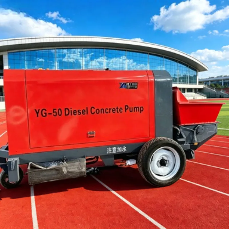 Construction Site Concrete Pump Electric Concrete Mixer Pump Portable Concrete Pump 15m3h for Small Building Project Use