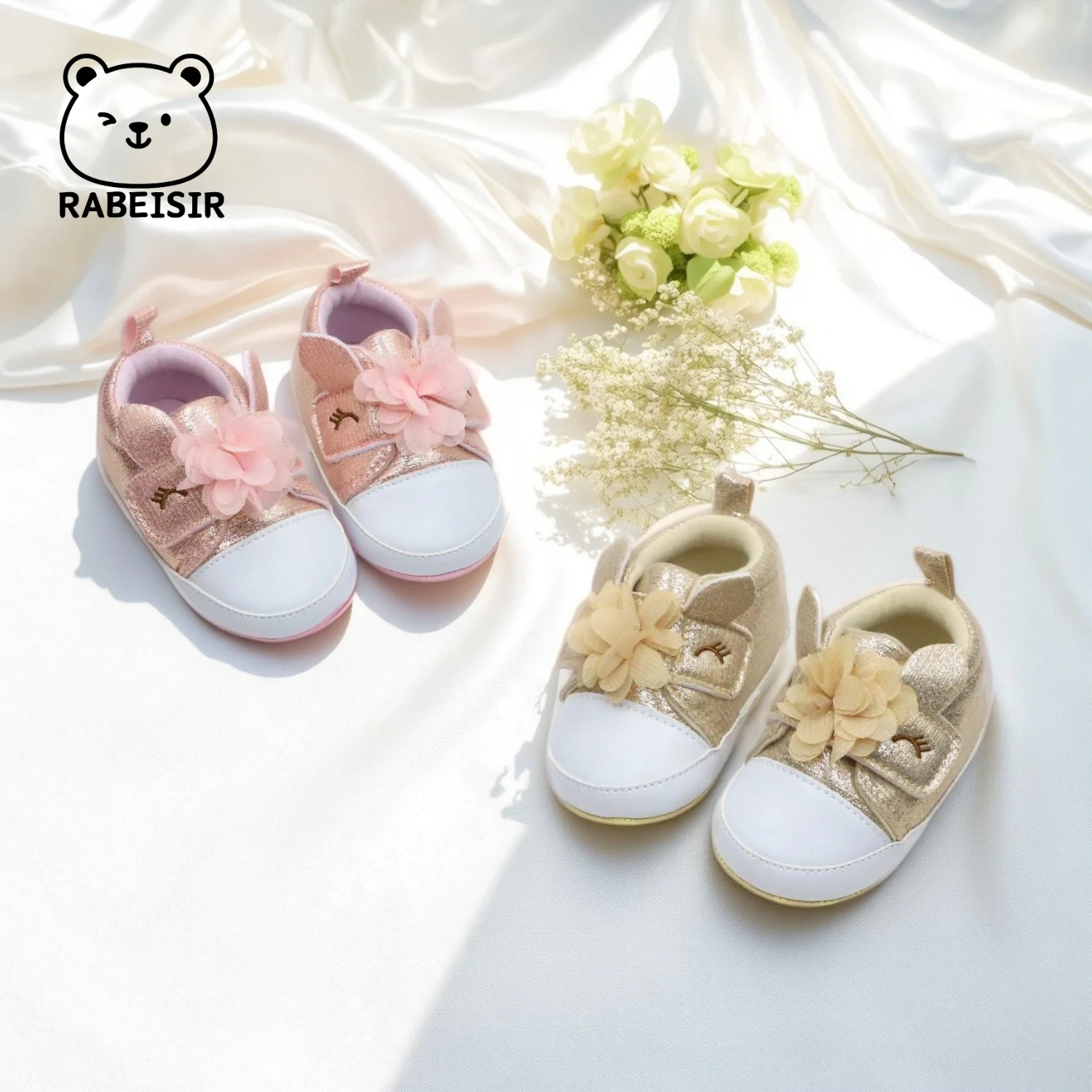 

Детская спортивная обувь, детская прогулочная обувь, противоскользящая и дышащая, для детей 0-1 и половины лет, милая и милая.