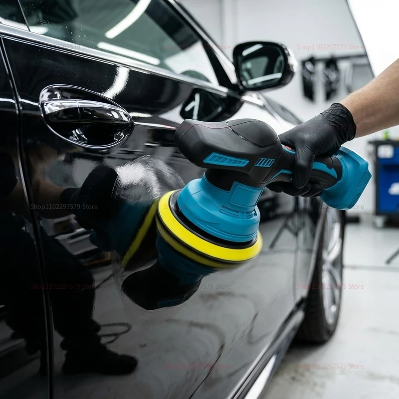 Cordless 18V Car Polisher Electric Polishing Machine Wireless Waxing Sanding Sealing Glaze Tool Auto Detailing Sander Power Tool view 6