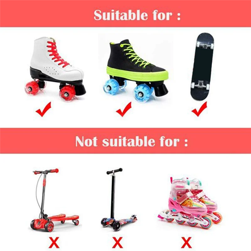 AED2-80A استبدال عجلات لوح التزلج مع محامل Longboard PU عجلات كروزر عجلات الشارع ترقية استبدال