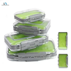 MAXIMUMCATCH Caja de moscas impermeable con organizador transparente