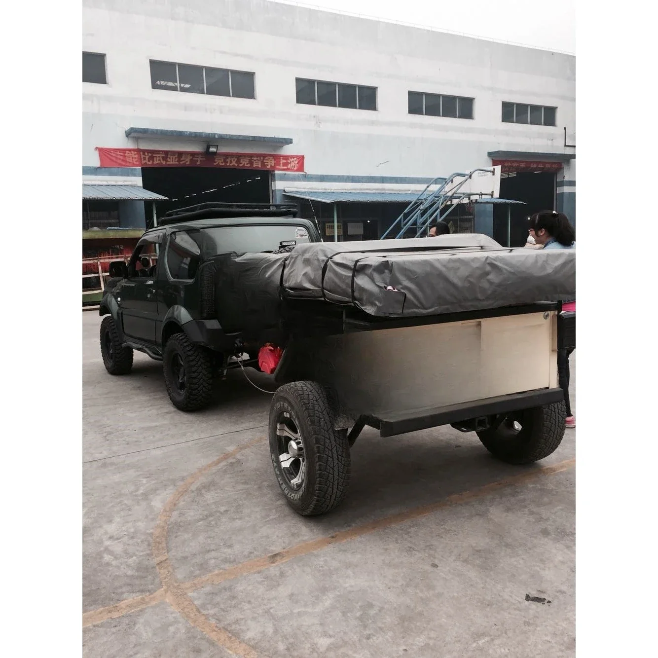 Modified trailers, off-road trailers, long-distance travel equipment, outdoor camping equipment