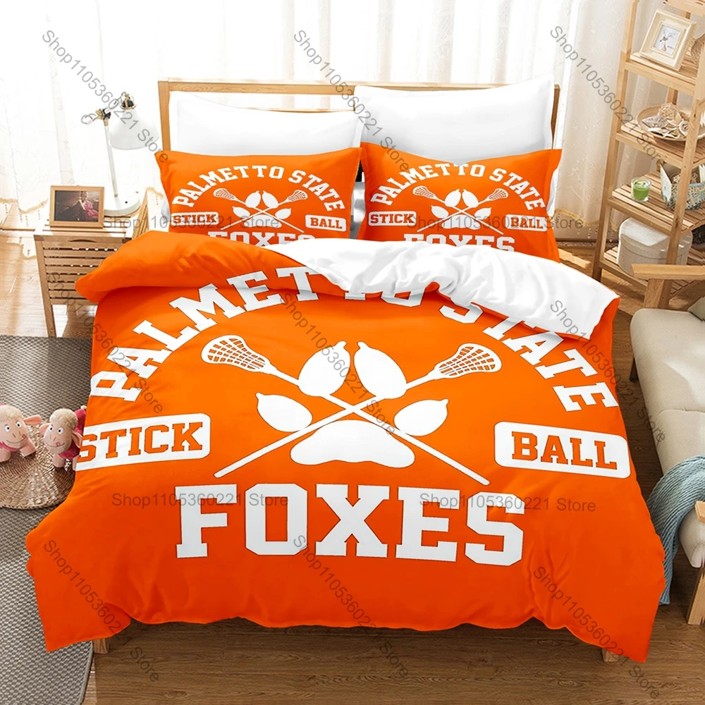 Cool All For The Game Novel Palmetto State University Fox Pattern 3 In 1 Bedding Set Quilt Cover With Two Pillowcases Bedroom De
