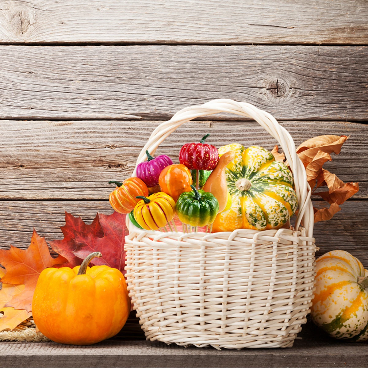 

12 Pcs Simulation Pumpkin Decoration Exquisite Pumpkins Fall Desktop Decorations Halloween Supplies