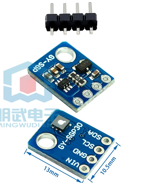 

SGP30 SGP40 SGP41 gas sensor TVOC eCO2 carbon dioxide measurement formaldehyde module