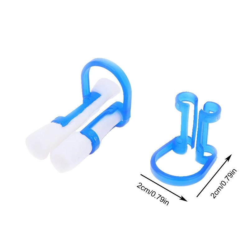 Grampo dental ortodôntico do rolo do algodão, ferramenta azul plástica do isolador, suporte descartável, fontes do laboratório da clínica do dentista, 10Pcs