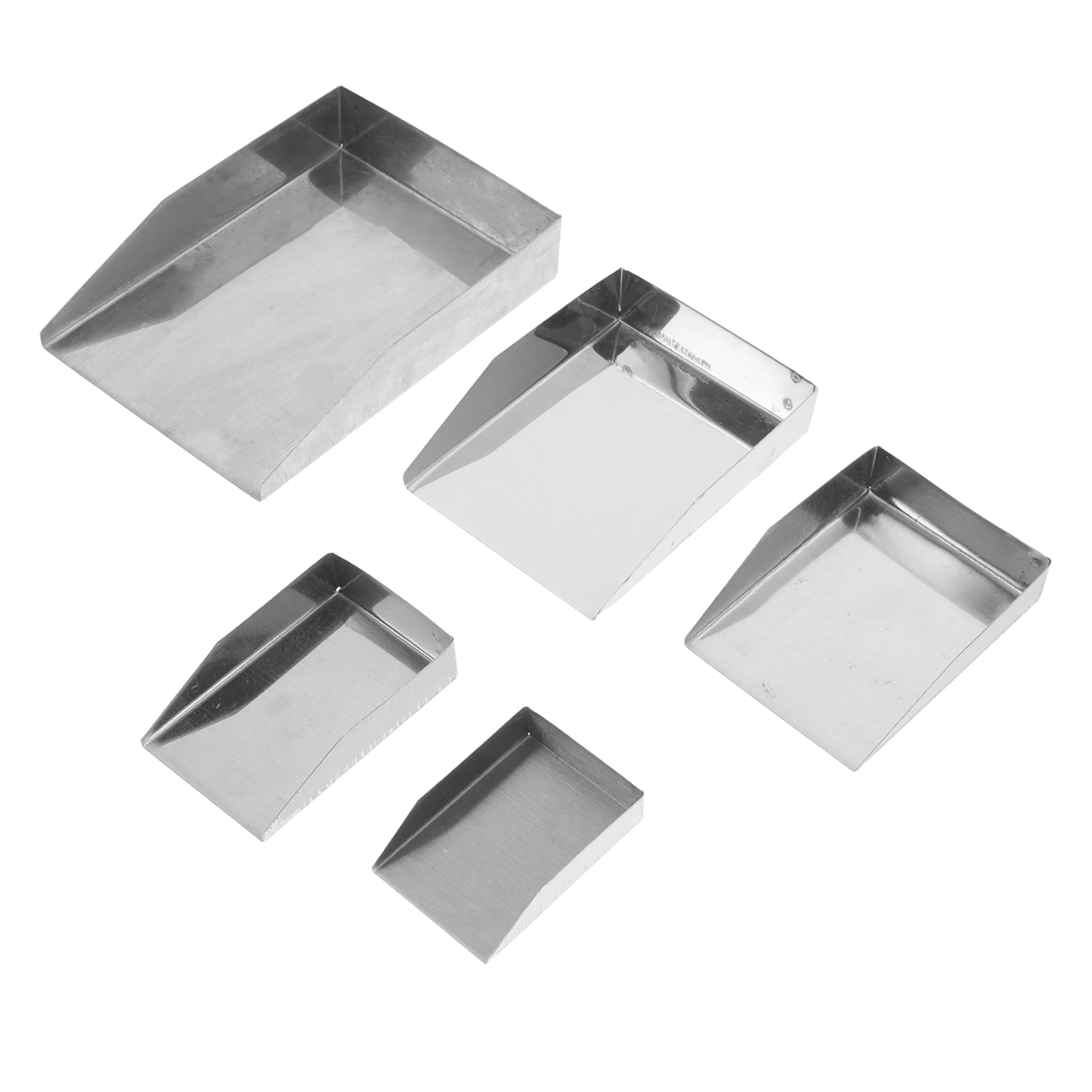 

5 Pcs Jewelry Making Tool Set Stainless Steel Scoops Shovels For Handling Small Beads Rhinestones Pearls Gemstone Pearl Scoop