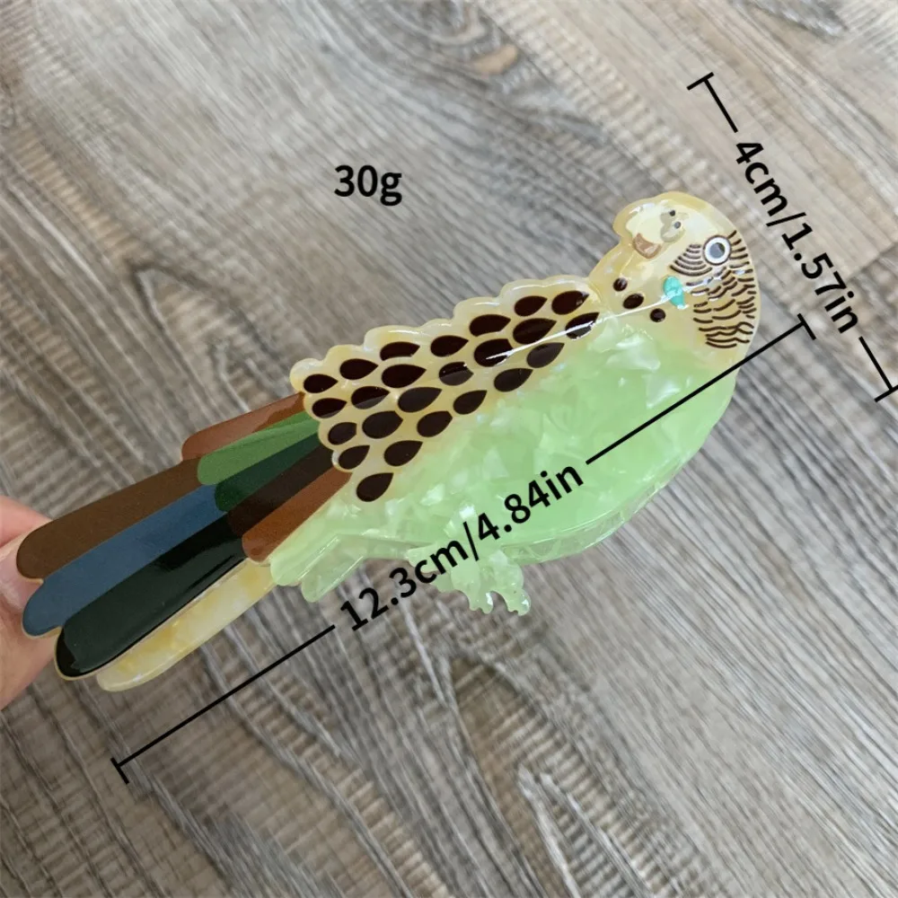 

Creative Cute Acetic Acid Hair Claw Hummingbird Parrot Bird Hair Clip Korean Style Creative Cartoon Animal Shark Clip Travel