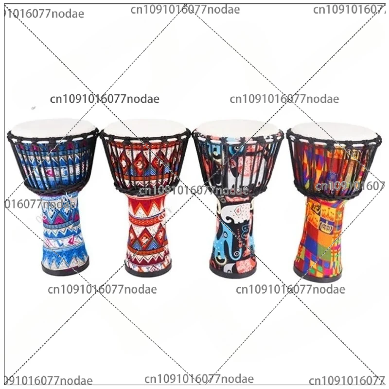 

Goatskin Drumhead Hand Drum Colorful Art Patterns 8 inch Congo Drum Bongo Drum Great Gift for Beginners Adults and Kids