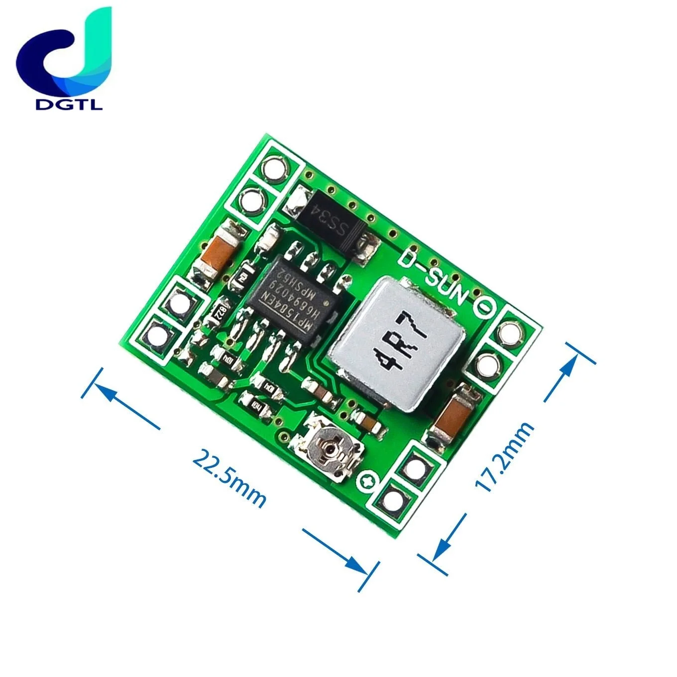 

1PCS XM1584 Ultra-small size DC-DC step-down power supply module 3A adjustable step-down module super LM2596