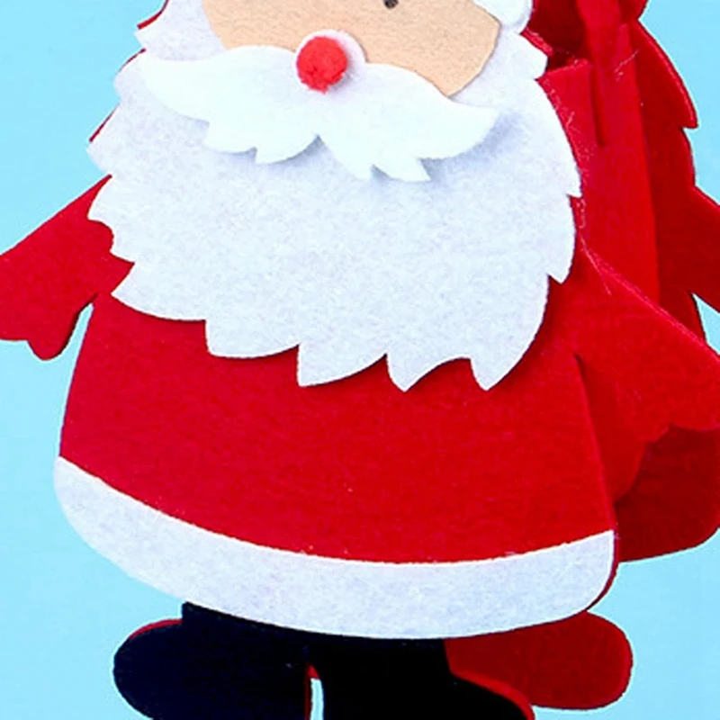 Bolsa de Navidad inteligente, bolsa de dulces, suministros navideños de dibujos animados "Silent Girl" para niños de 8 a 12 años