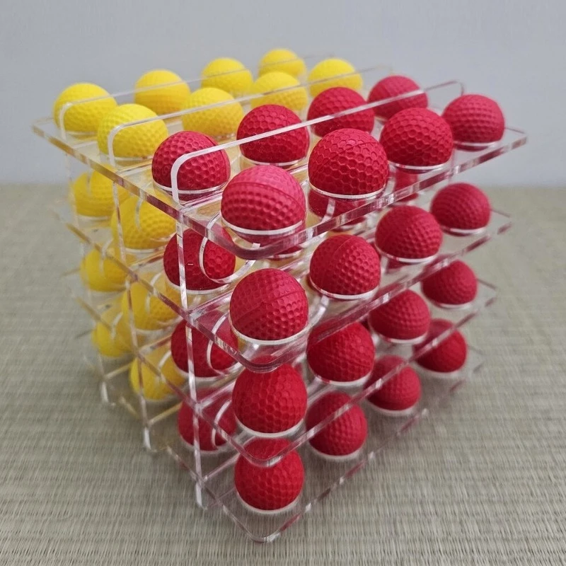 3D Three-Dimensional Tic-Toe Tabletop Leisure Parent-Child Interactive Training and Educational Children's Game