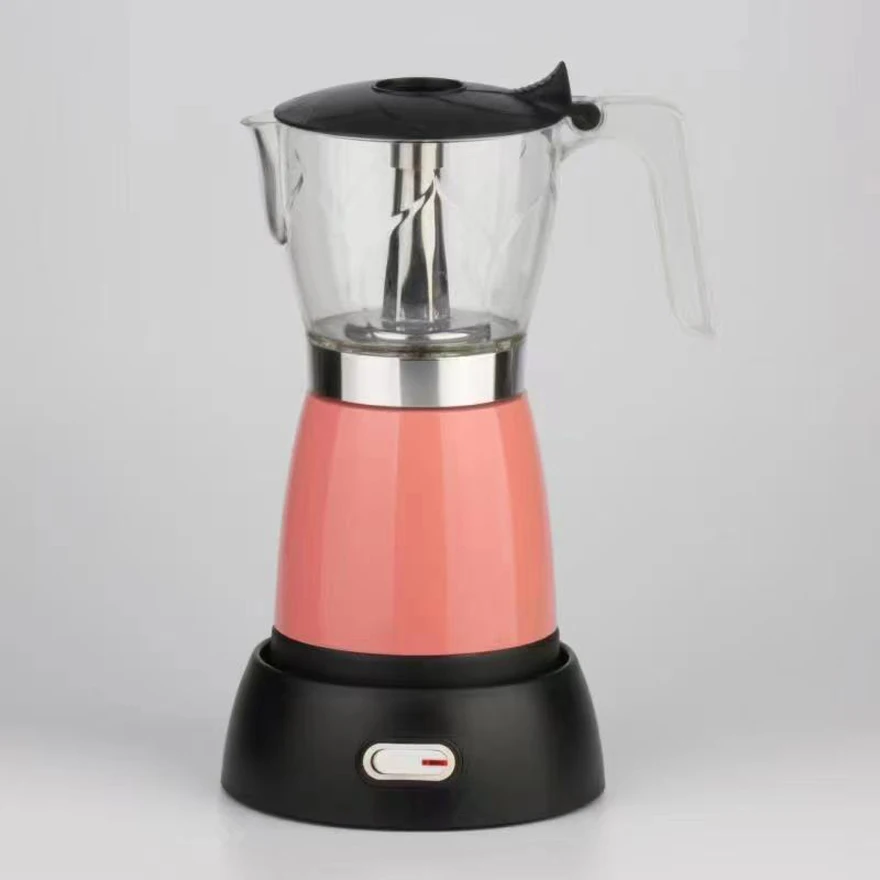 Caffettiera elettrica in alluminio per caffè espresso italiano Moka