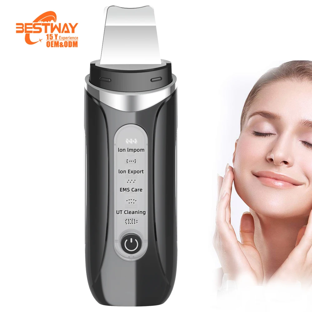 Beauty Care Equipment Facial Scraper Face  Ultrasound Ultrasonic Skin Spatula Scrubber