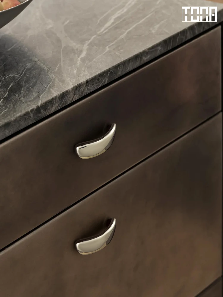 Modern Titanium Silver Cabinet Knob Brass Hardware Handle Kitchen Cabinet Knob and Pulls Creative T Bar Pulls for Furniture