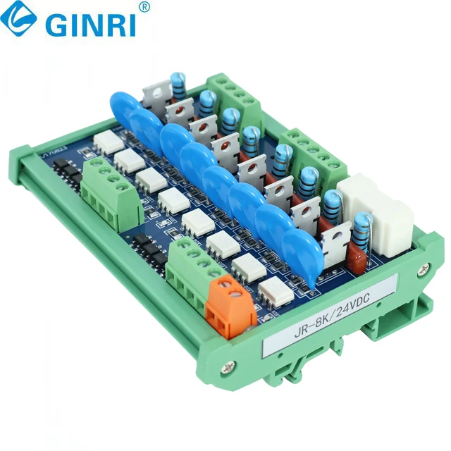 8 Channel NPN PNP DC 24V Breakout SCR Module PLC AC Breakout Amplifier Board for Home Industry