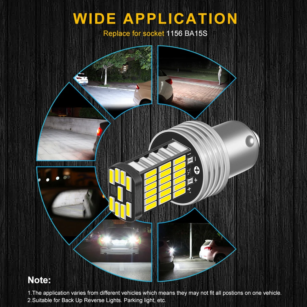 Super Bright LEDs LED Light LED Light Turn Signal Waterproof 000 Hours 1200 Lms 2pcs Canbus Function Fog Light