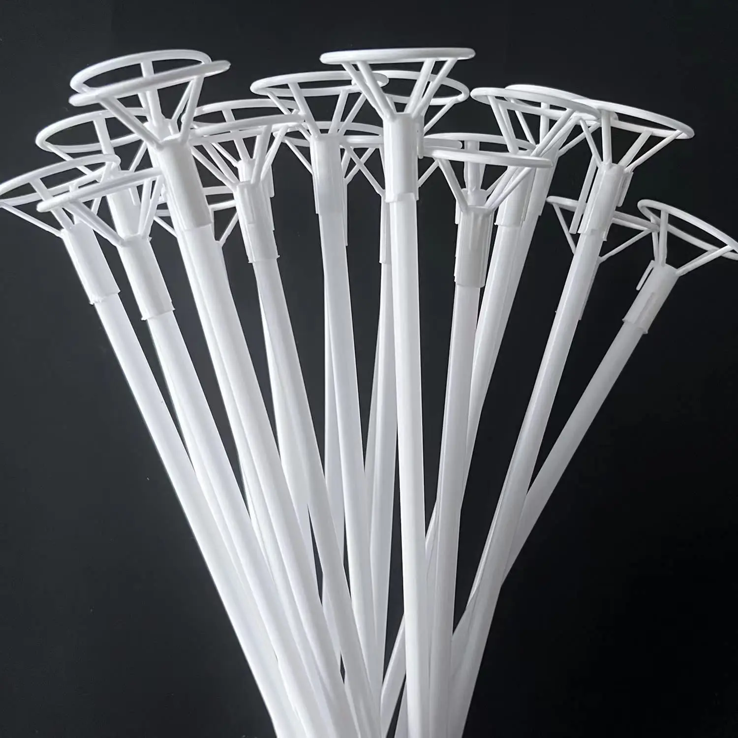 15 Set 16" Long Clear Balloon Holder for LED Bobo Balloons Stick with Cups Bubble Ballons Sticks Holder Balloon Accessories view 5