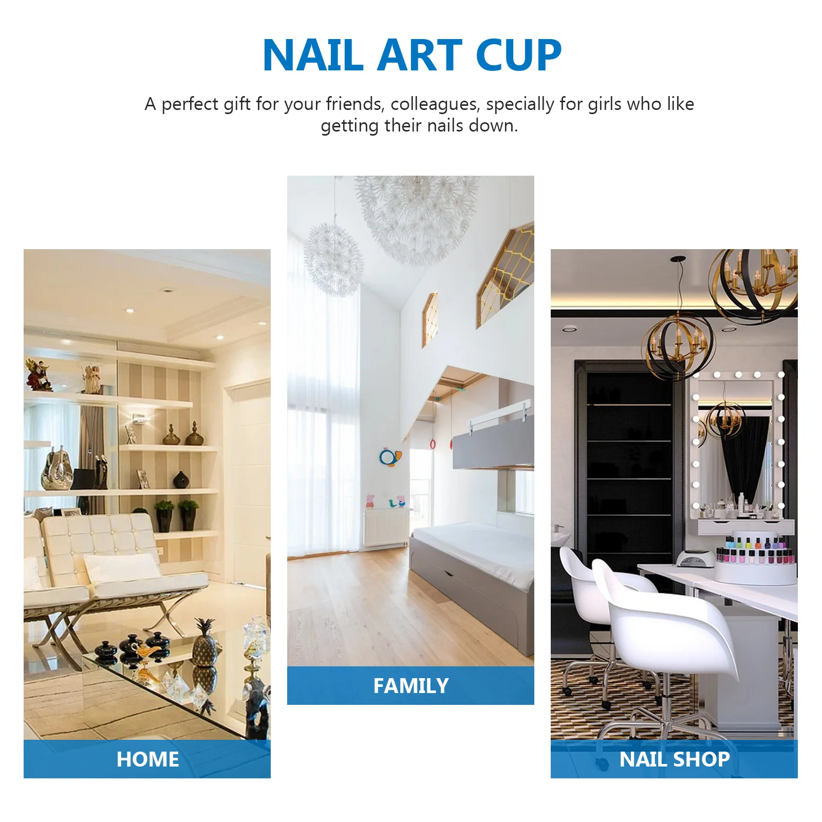 ถ้วยคริสตัล 1 ชิ้น ถ้วยใส่ผงอะคริลิคสำหรับทำเล็บ ถ้วยอเนกประสงค์สำหรับใส่ของเหลวทำเล็บ ทำความสะอาดง่าย