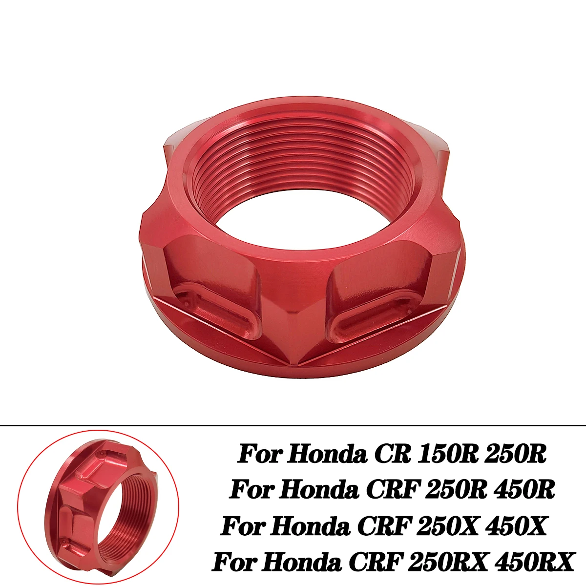 

CNC Steering Stem Nut For Honda CR125R CR250R CRF250R CRF450R CRF250X CRF450X CRF250RX CRF450RX CR CRF 250 450 R X RX 2001-2020