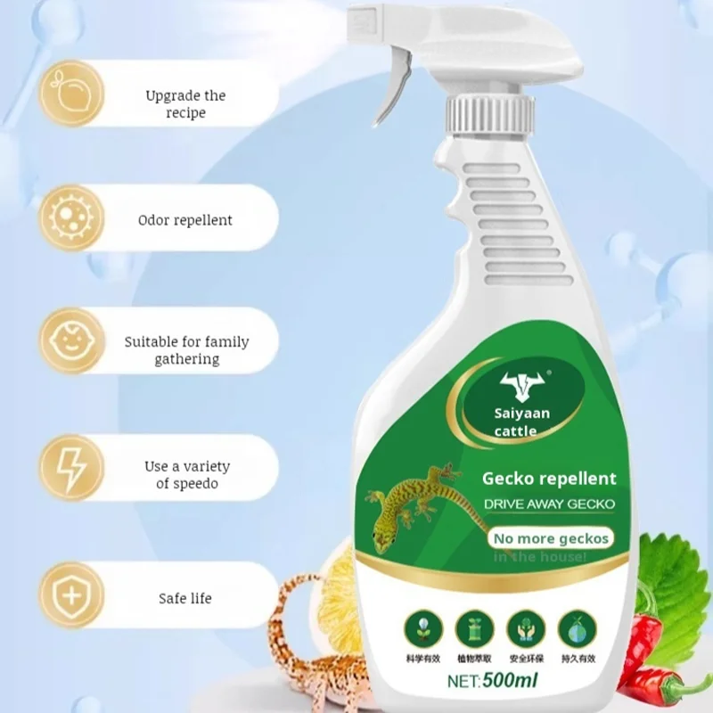 Home Gecko Buster Removal Spray Home Indoor Ecticide Gecko Repellent Spray Strong Gecko Spray Longterm Effective