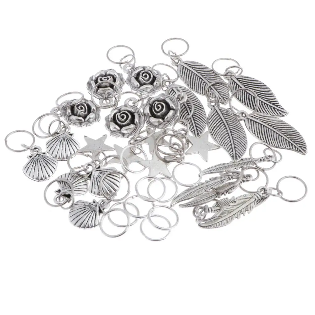 35Pcs Charming Pierced Braid Lady Hair Clip for Girls Gift