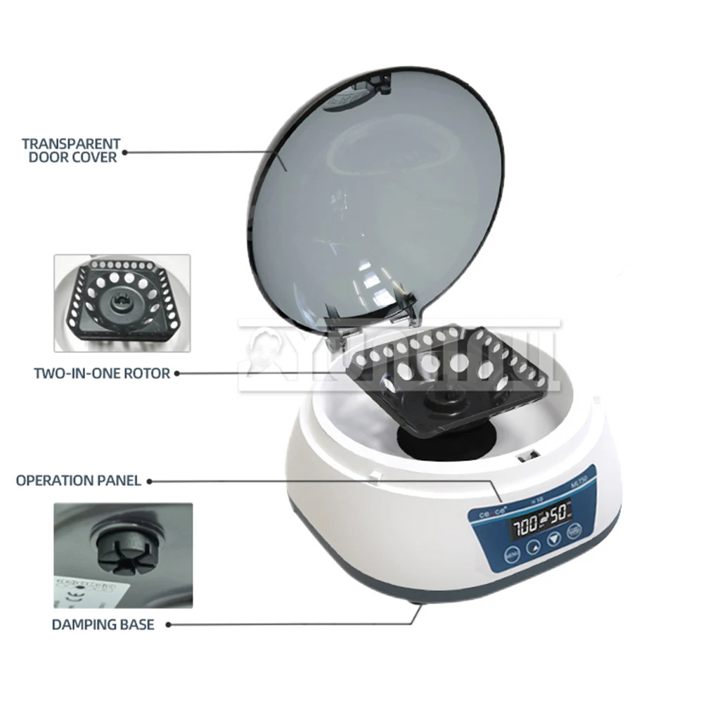 Desktop Low Speed Centrifuge MLT50 Lab Instruments 5000r/min AC110-240V DC24V 20W Electric scientific research measurement tools