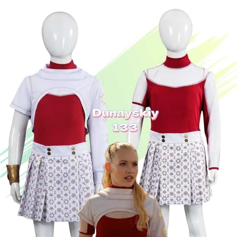 2025 TV Zombies Cosplay Costume - Adult Women’s Fantasy Top & Skirt Set, Perfect Disguise for Roleplay & Fantasia Party Outfits