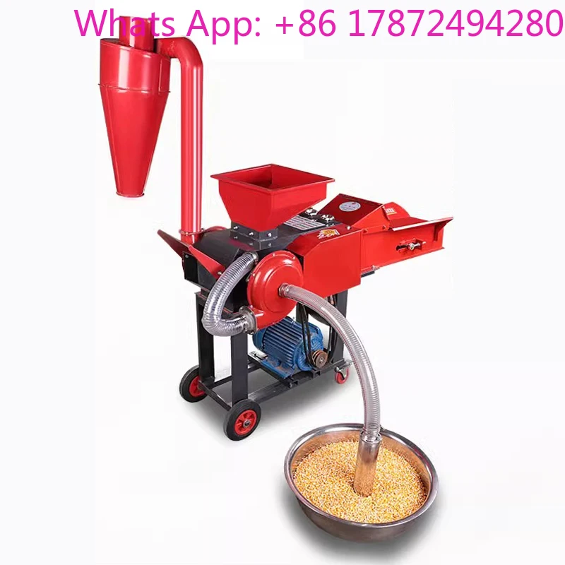 Cutting machine for household cattle and sheep breeding new type cutting and kneading machine dry and wet straw corn crusher gra