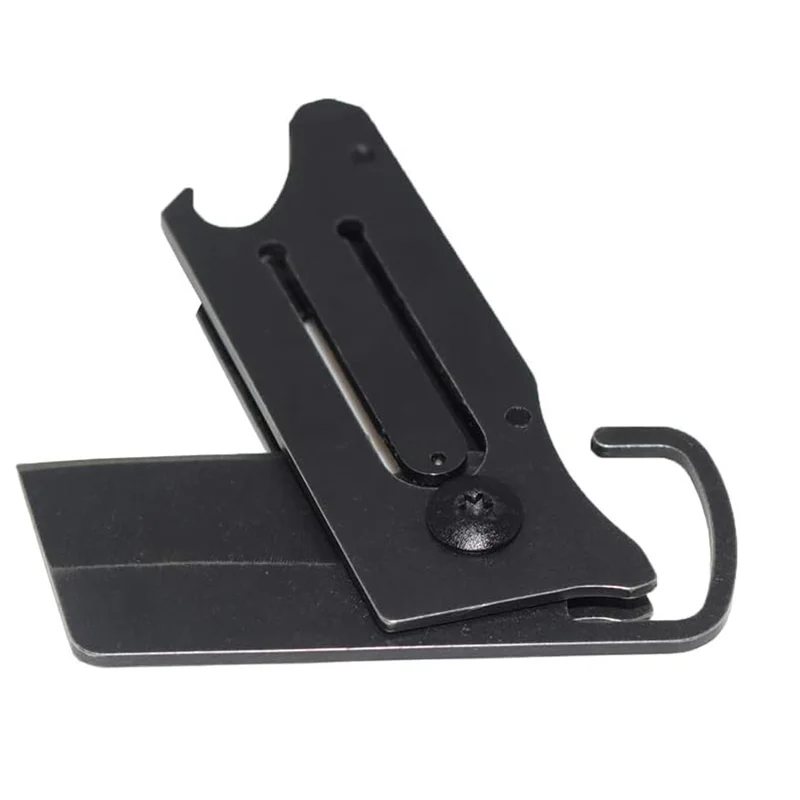 มีดพับแบบพกพาขนาดเล็กพร้อมใบมีดและด้ามจับสแตนเลสสำหรับการเดินทางกลางแจ้งและเครื่องมือตัดสำหรับตั้งแคมป์ของขวัญ