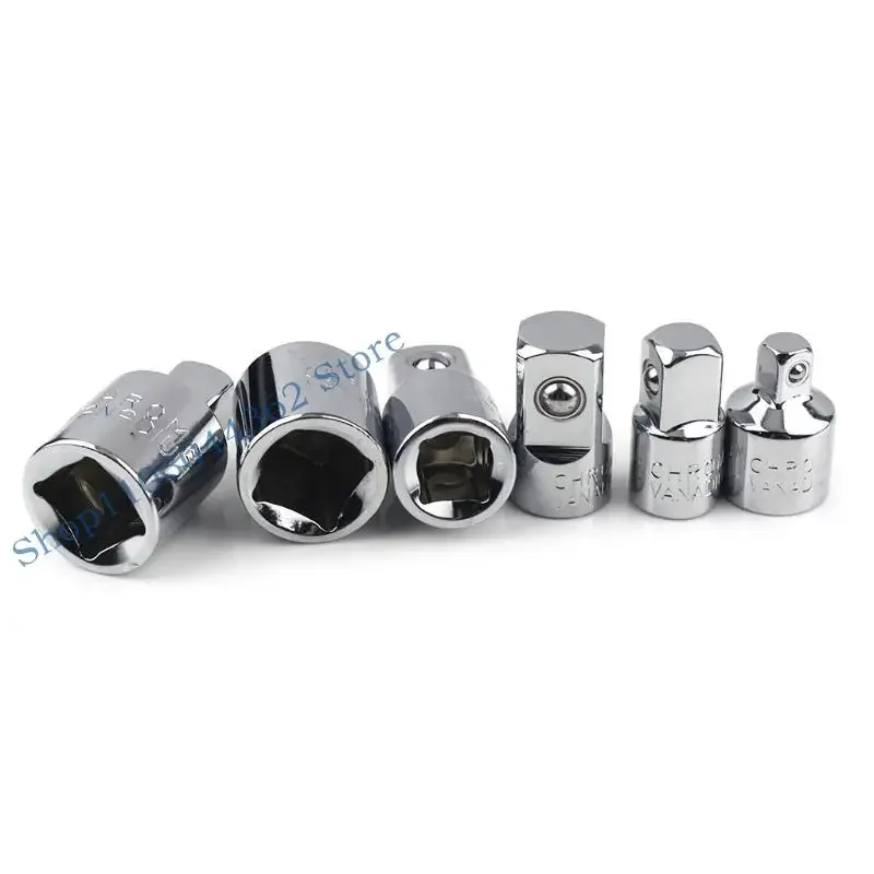A3PA Ratchet Socket Adapter Reducer/Converter Set Tool 1/4" 3/8" 6 Pieces