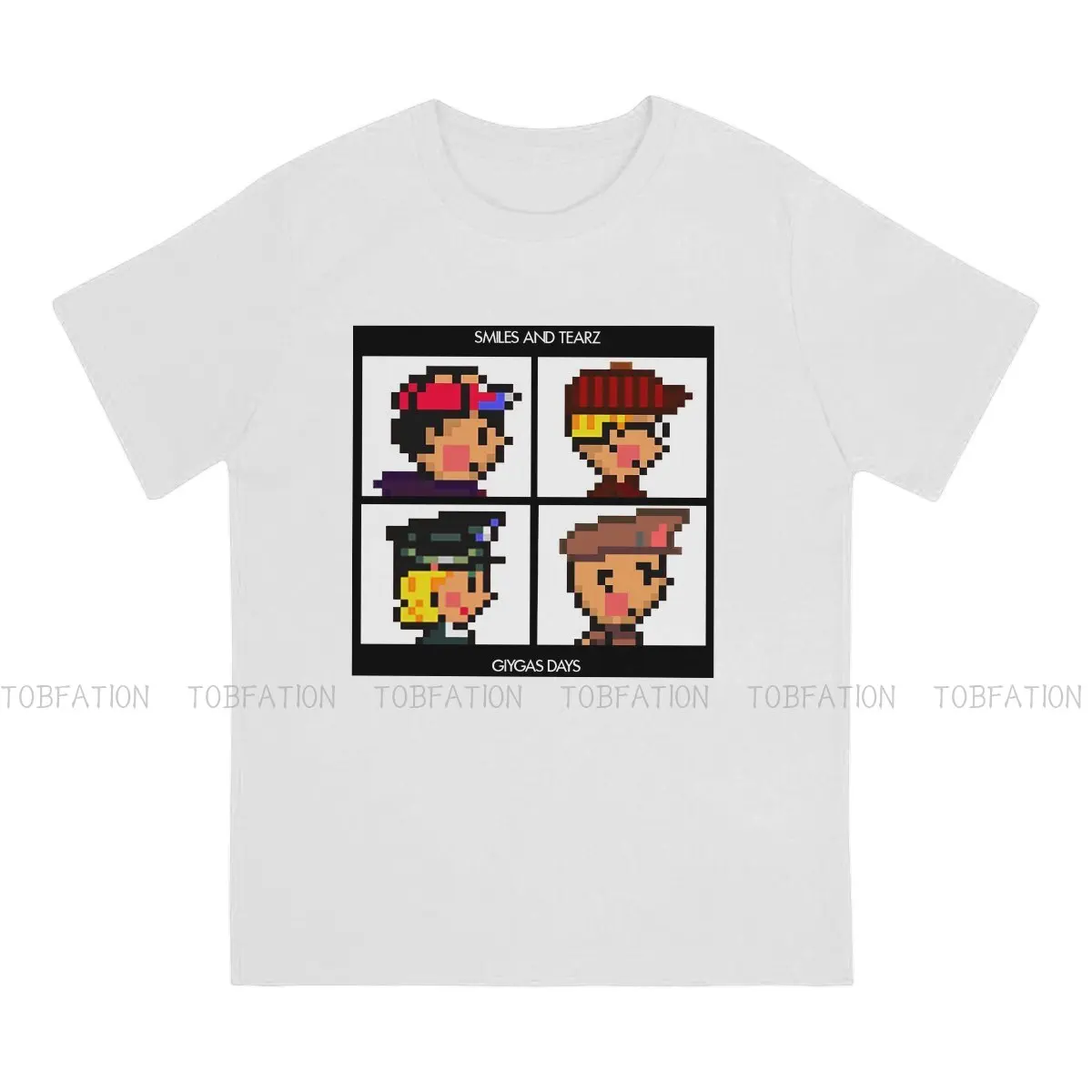 Smiles and Tearz Giygas Days Casual TShirt Earthbound MOTHER RPG Game Creative Tops Comfortable T Shirt Men Short Sleeve