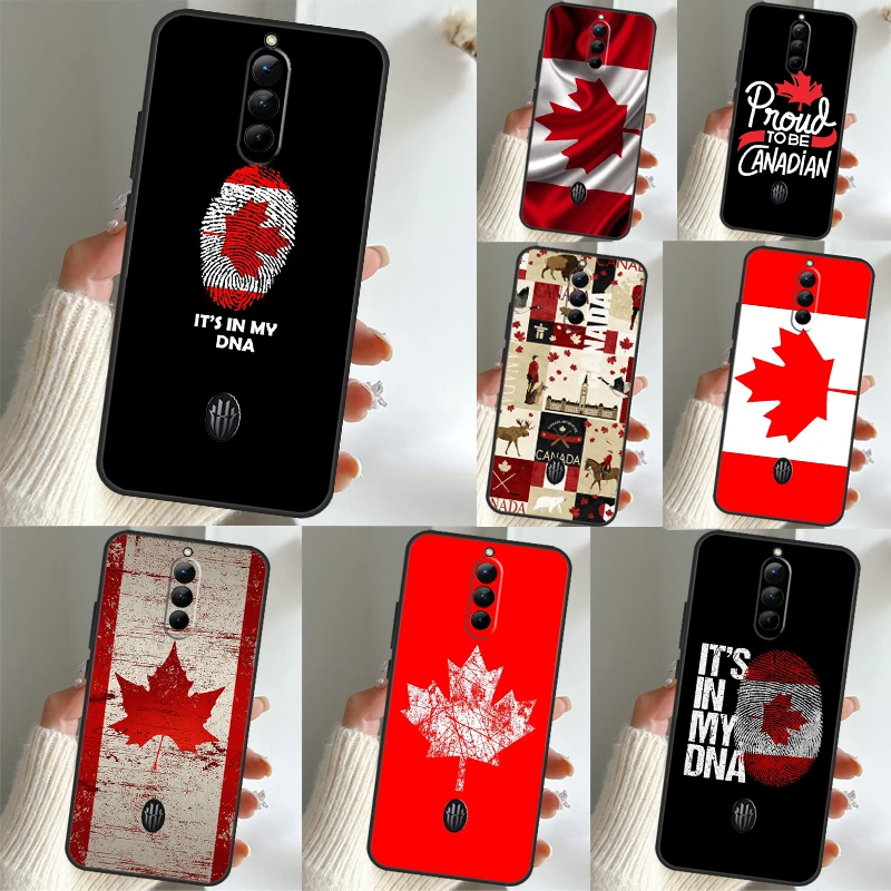 Canada Canadian Flag Case For Nubia Red Magic 8 Pro Plus Bumper Cover For ZTE Red Magic 5G 5S 6R 6S 7S 6 7 Pro