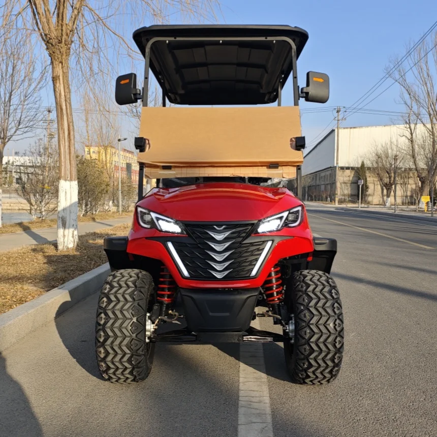 

Factory Custom Street Legal Off Road Golf Cart Super Discount Electric Solar Panels 2+2 Seater Electric Golf Cart