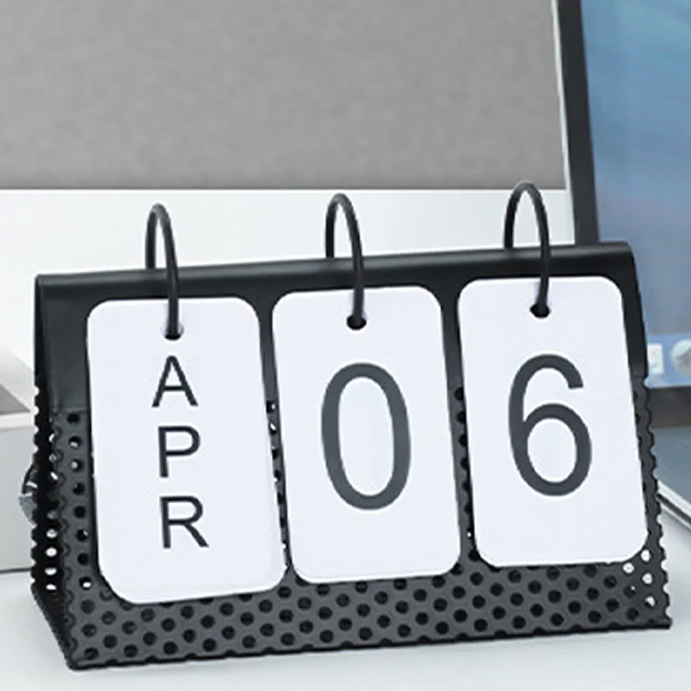 

Metal Desk Calendar 2023 Iron Frame Planner Bedroom nament Schedule Student Gift Home Decoration Small Office Tabletop