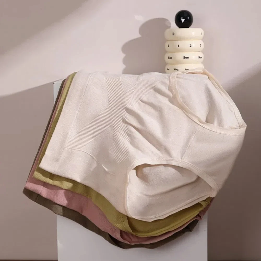 

3Pcs High Waist Slimming Underpants Cotton Crotch Shapewear Butt Lifter Briefs Seamless Waist Trainer Postpartum Body Shaper